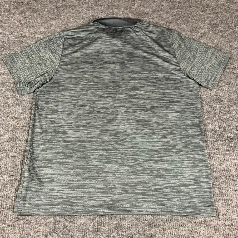Under Armour Shirt Mens 2XL XXL Grey The Performance Polo Short Sleeve‎ Loose